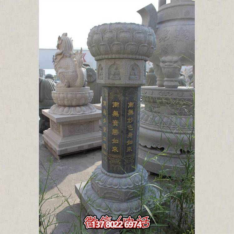 精美大理石浮雕石柱，點綴你的寺廟