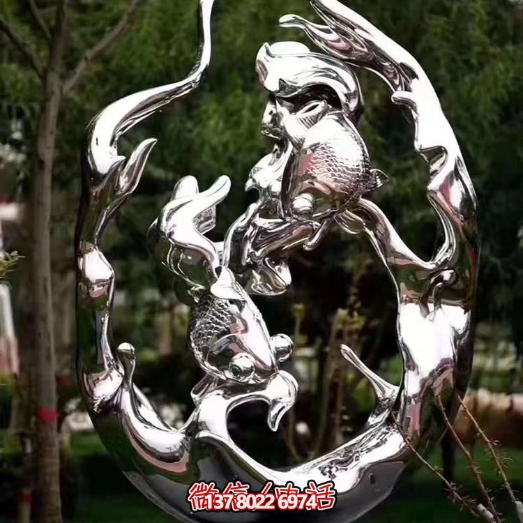 不銹鋼雕塑，為景觀廣場和園林增添抽象藝術(shù)