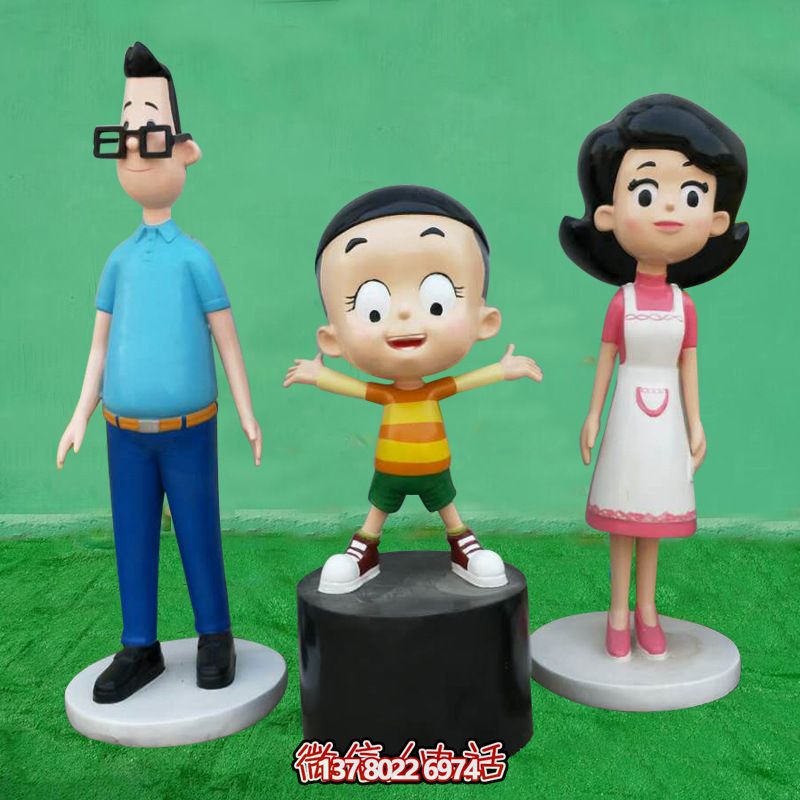 玻璃鋼卡通人物雕塑，為游樂園增添彩繪驚喜