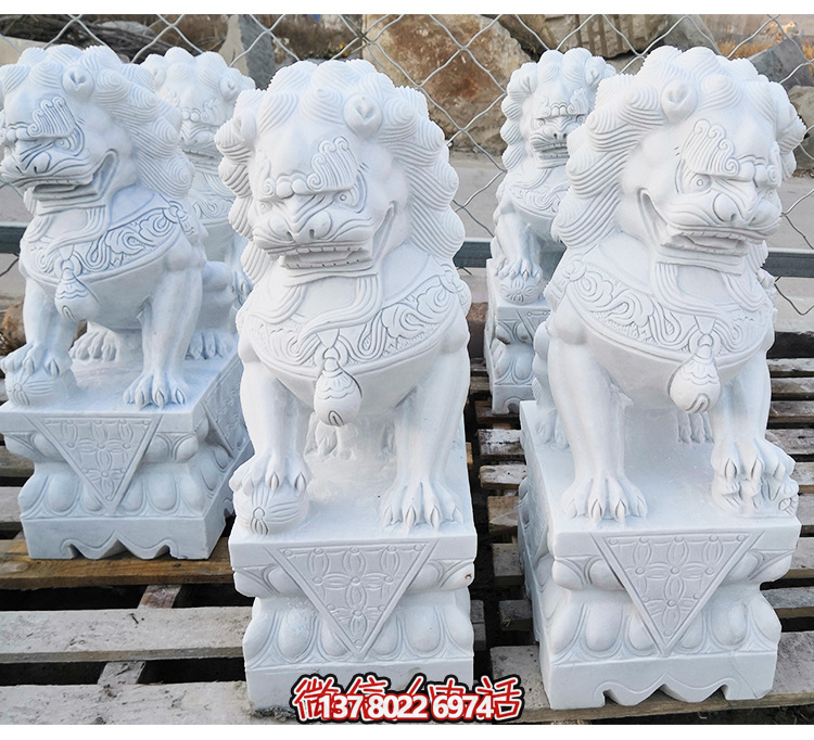 天安門獅子，漢白玉中式傳統北方石獅子