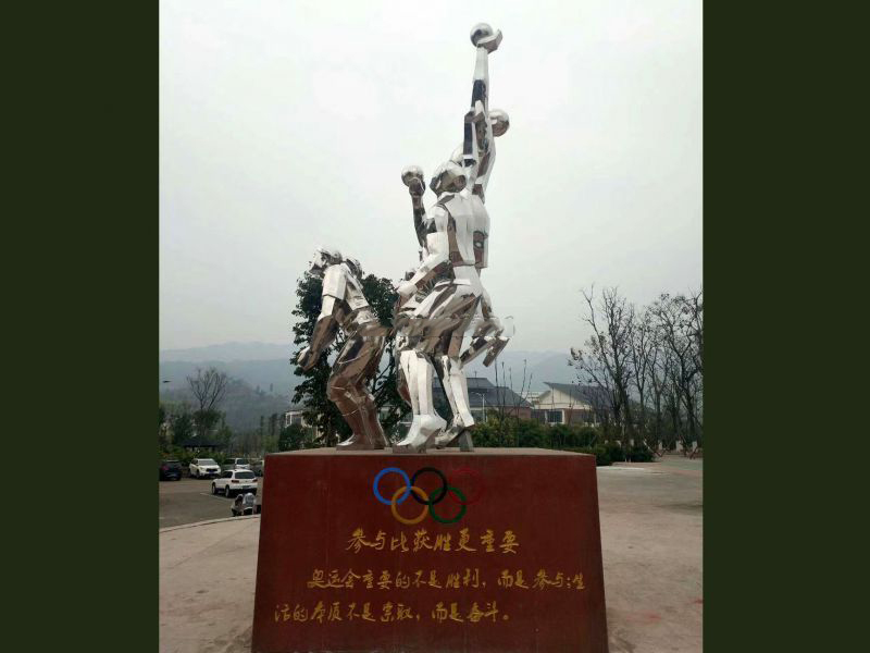 不銹鋼體育運(yùn)動(dòng)雕塑 不銹鋼體育運(yùn)動(dòng)雕塑